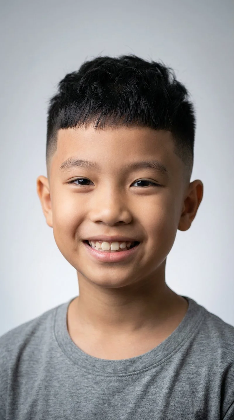 Mid Fade with Textured Top